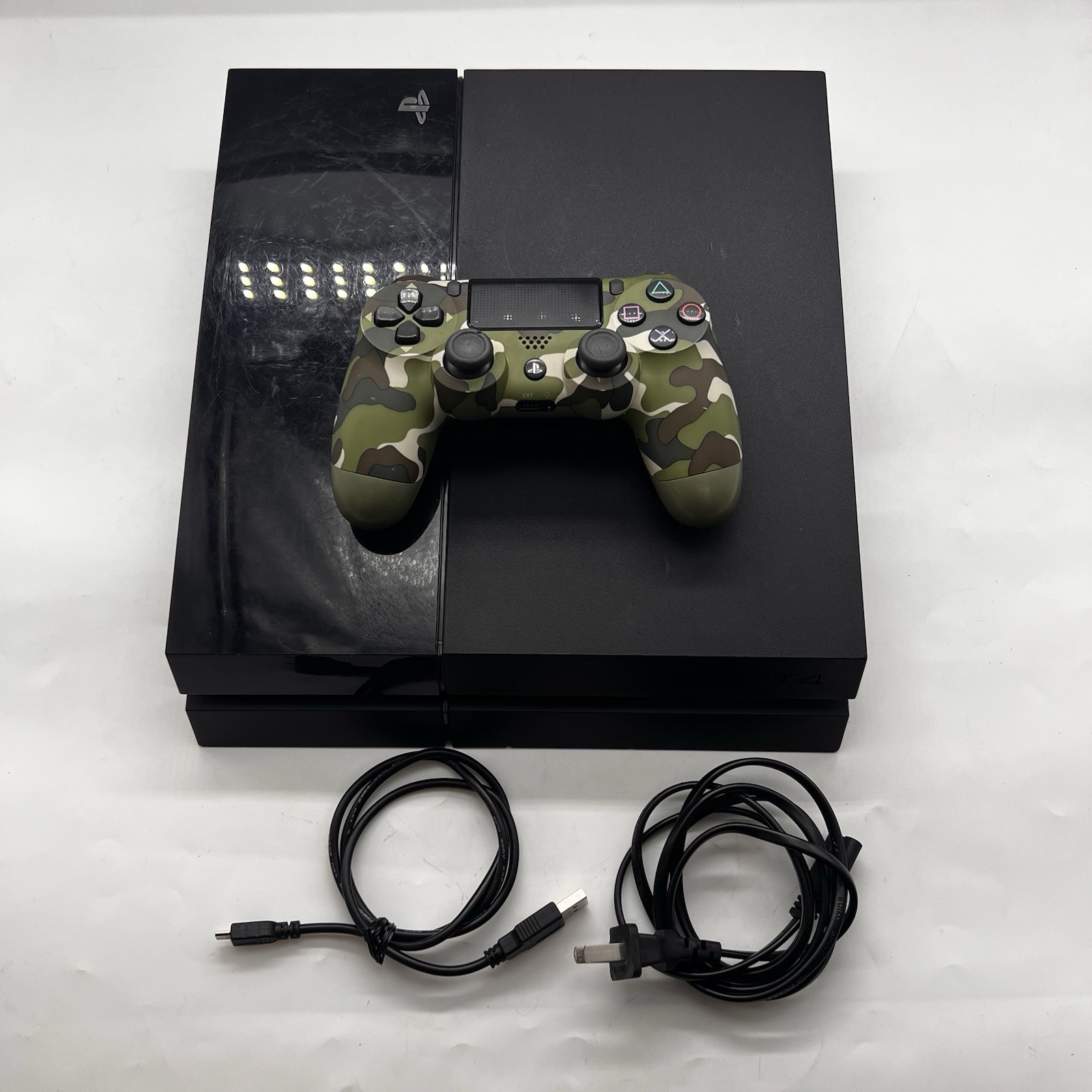 Sony Playstation 4 500GB Black Console PS4 W/ Controller & Cords Tested & Ready