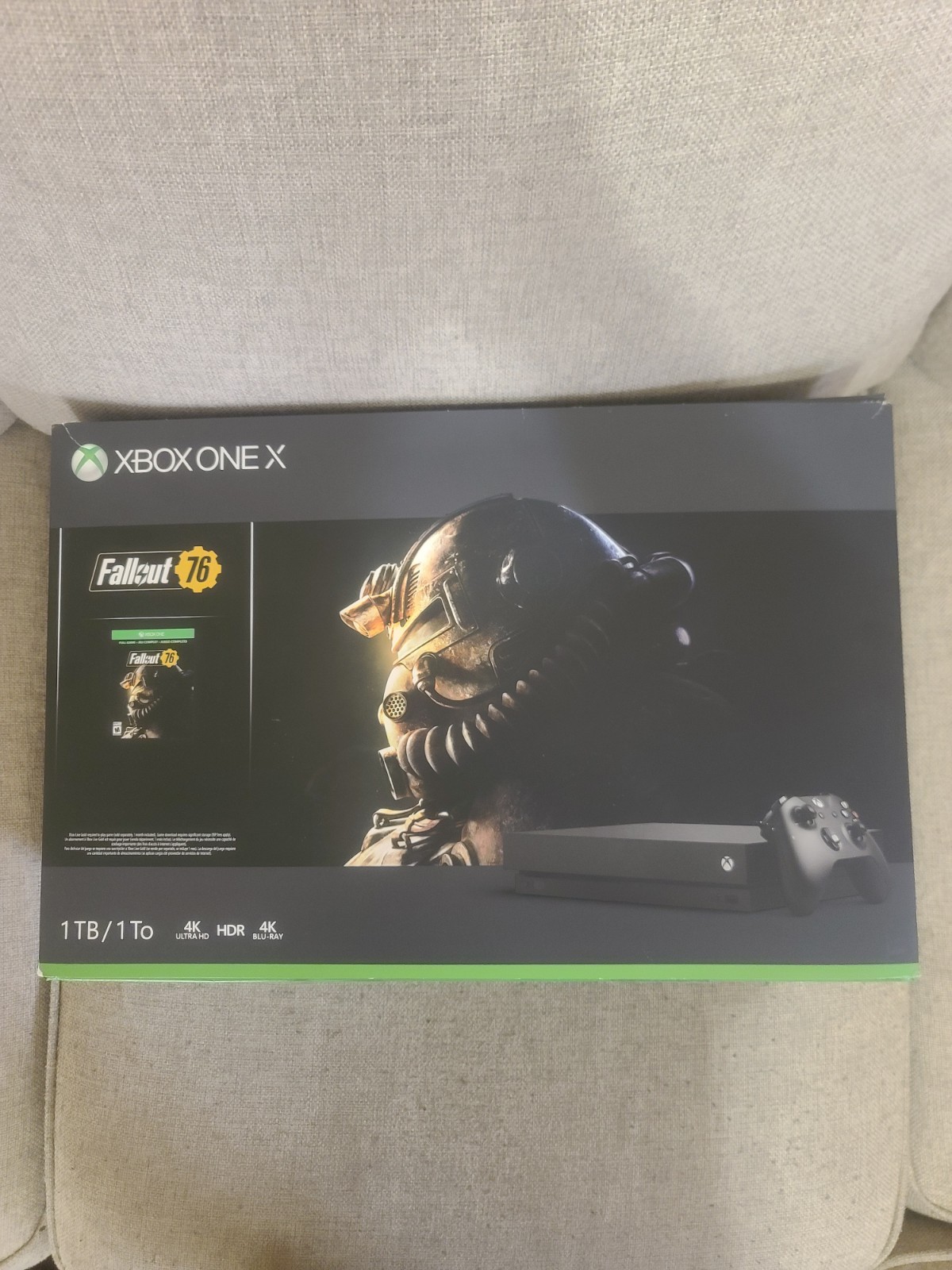 Microsoft Xbox One X 1TB Console Fallout 76 Bundle – Black (CYV-00146)