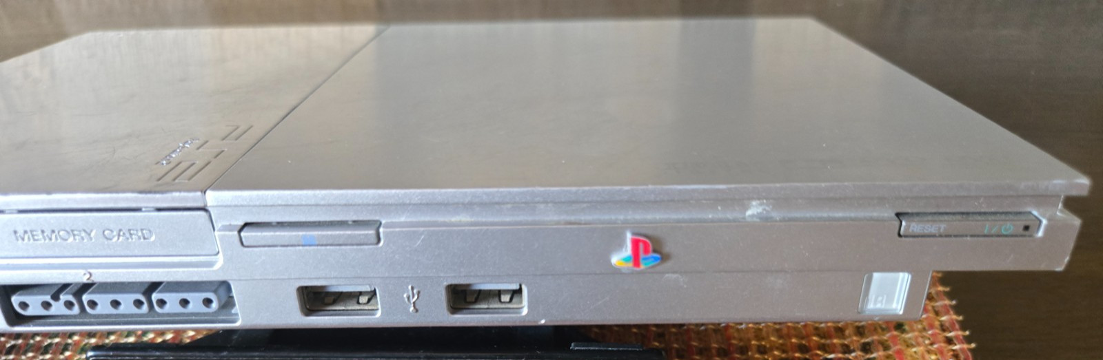 Sony PlayStation 2 PS2 Slim Silver Console SCPH-90001 With OEM Controller + Game