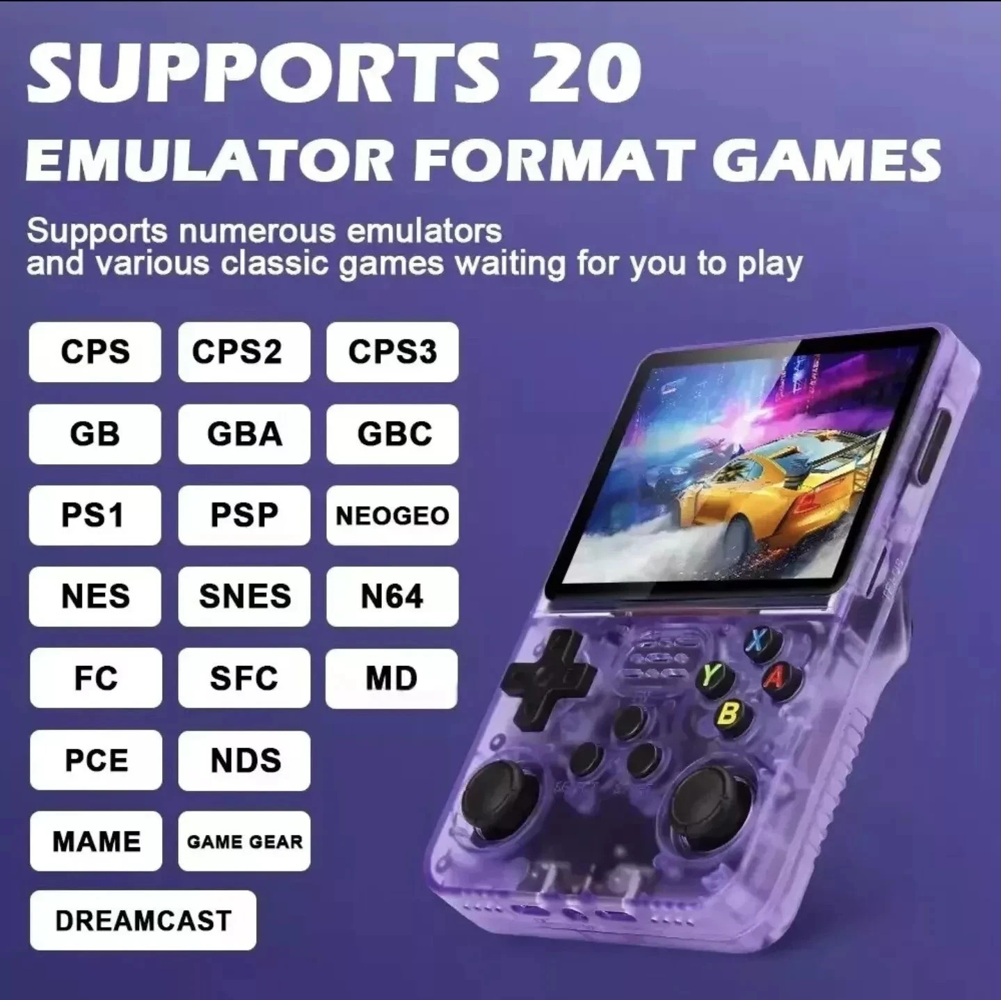 R36S Retro Handheld Video Game Console Linux 3.5″ IPS Screen 15000+ games NEW UK