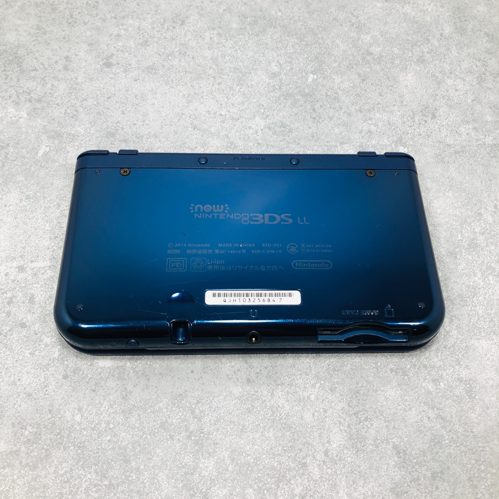 [Top IPS / EX+3] New Nintendo 3DS LL XL Metallic Blue console Japan NTSC-J 06-02
