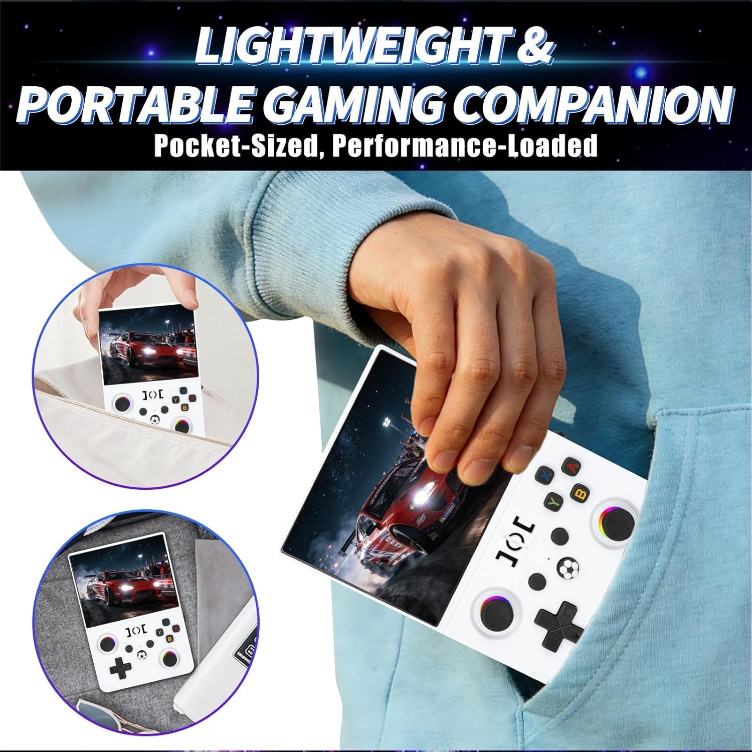 Portable R36MAX II Game Console – 64GB, 4000mAh Battery, Ultimate Gaming Gift