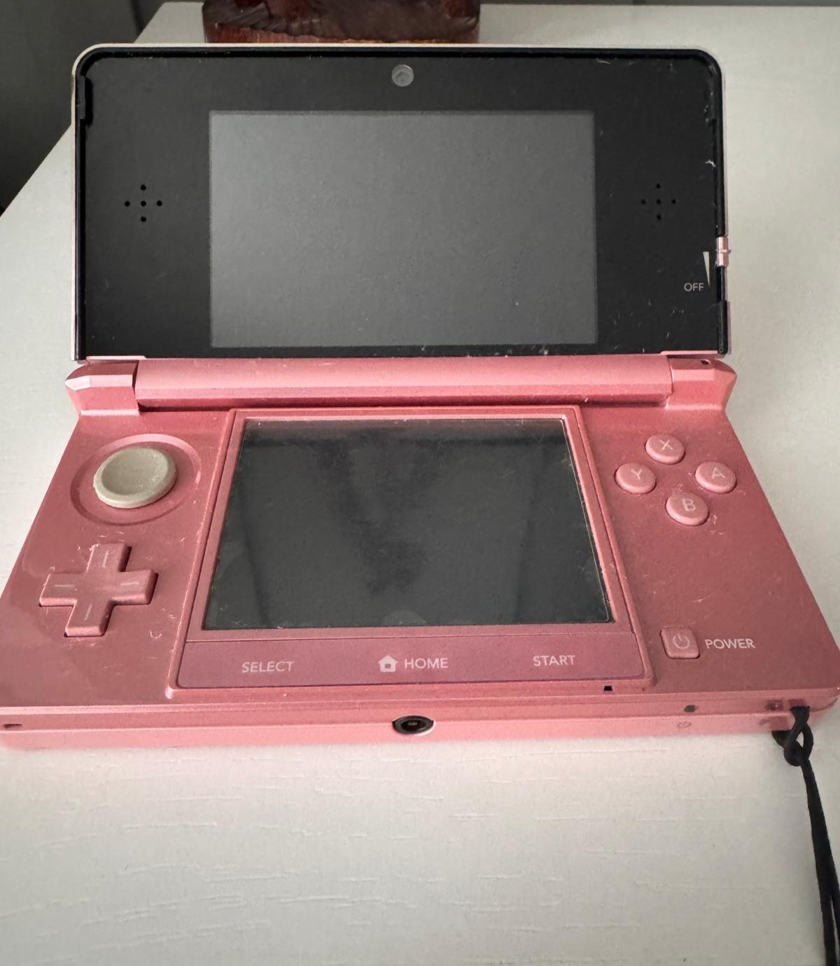 PINK Nintendo 3DS Handheld System Hard-Shell CASE + Black Carry Case, 8 Games