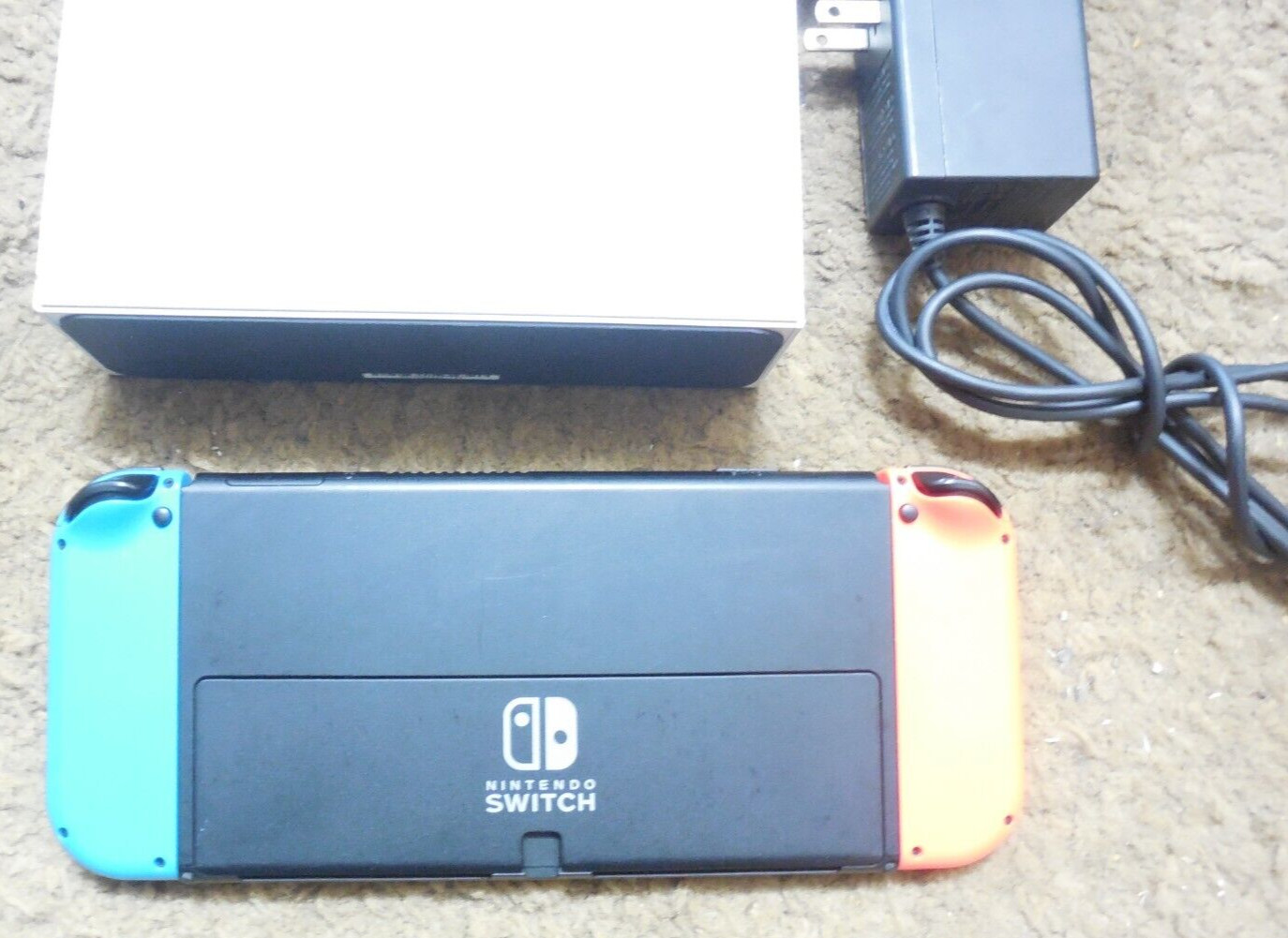 Nintendo Switch OLED Model HEG-001 Handheld Console – 64GB – Black/Neon Red/Neon