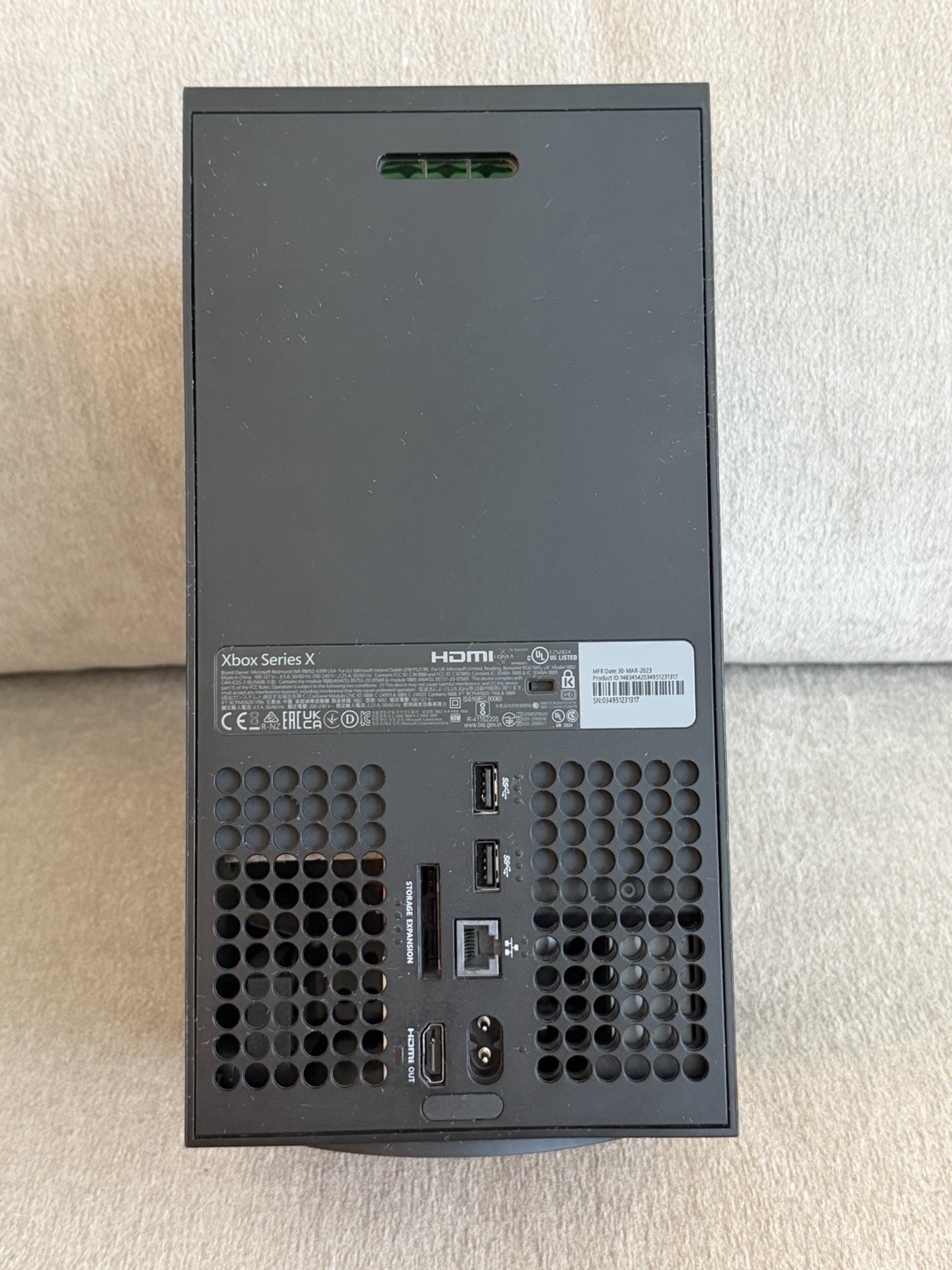 Xbox Series X 1TB Console – Powers On – BAD HDMI – For Parts Or Repair – READ