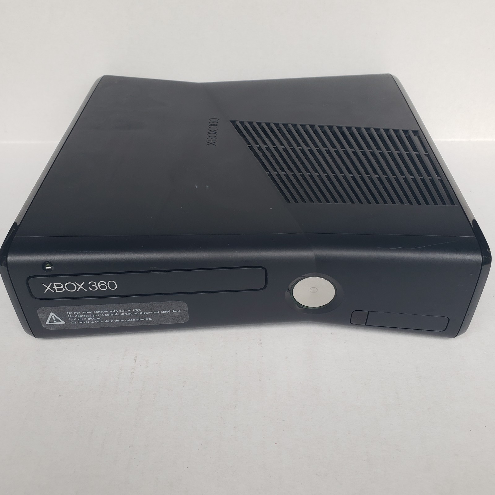 Microsoft Xbox 360 S 4GB Black Console 1439 with Kinect OEM Controller & 2 Games