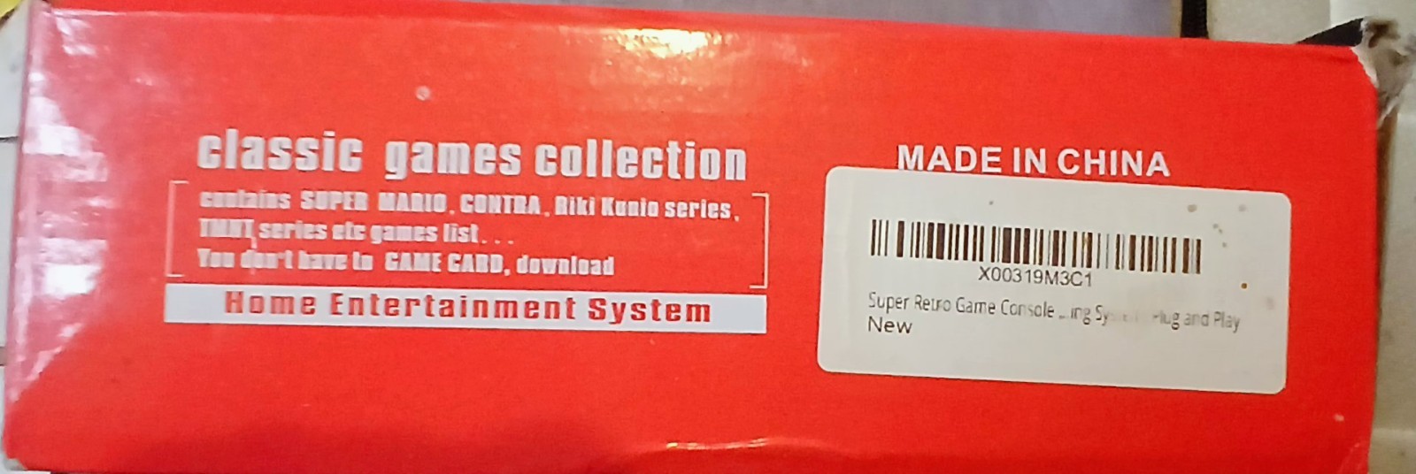 Super Classic Mini SN-02 HD TV Game Console 821 Games 2 Controllers