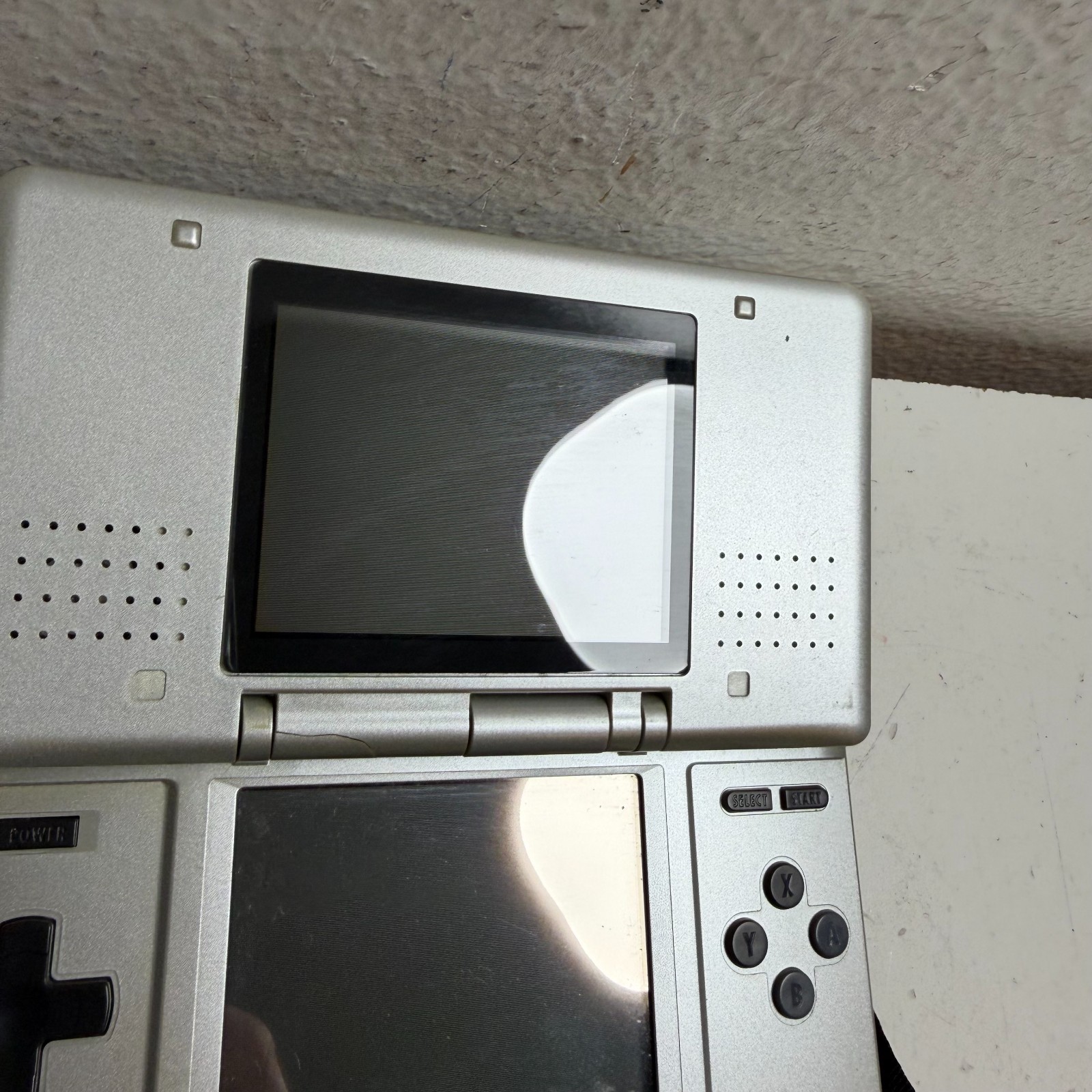 Nintendo DS NTR-001 Titanium Dual LCD Display Handheld Video Gaming Console