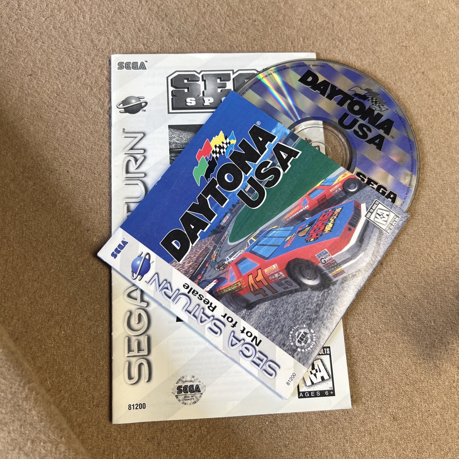 Sega Saturn Complete Bundle — CIB Console, 8 Games, Original Box Vintage 90s