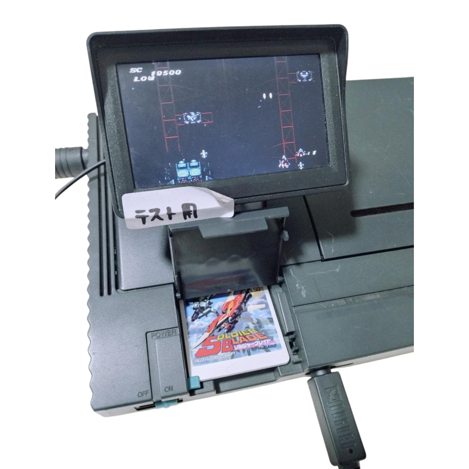 NEC PC Engine Duo PI-TG8 Console Tested HuCARD OK Multitap Controllers Japan