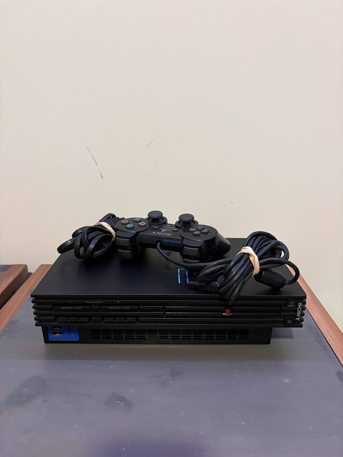 Sony PlayStation 2 PS2 Fat Console with OEM Cords + Controller