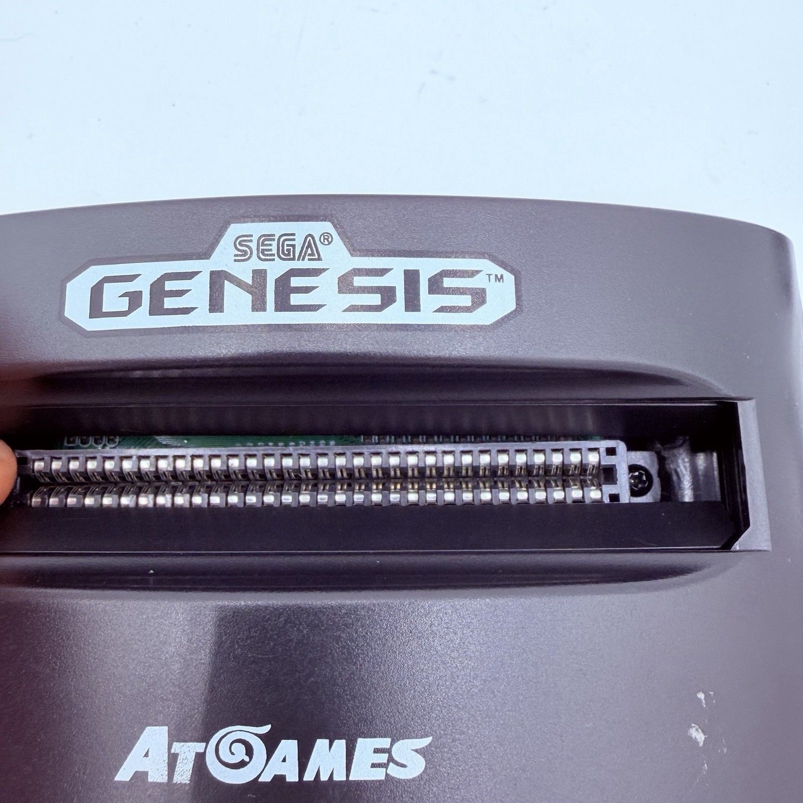 AtGames Sega Genesis Classic Game Console Tested Working AV Cables Power