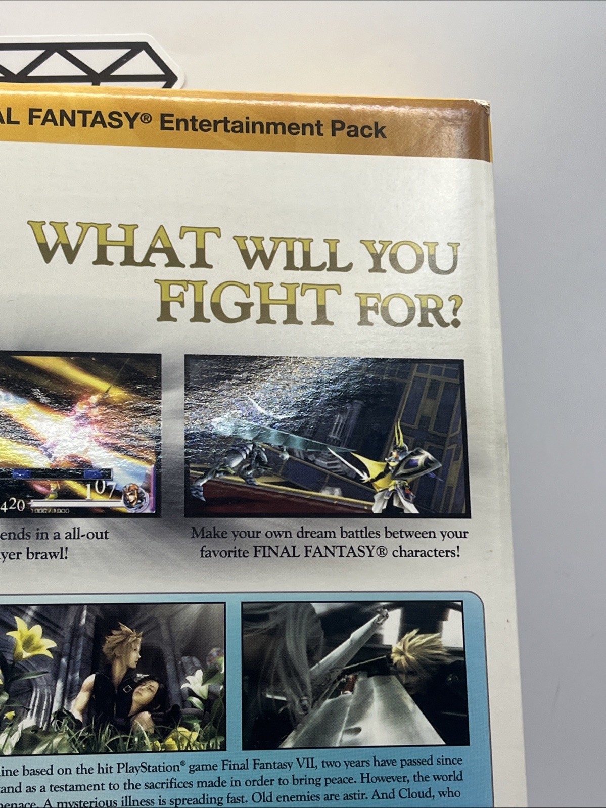 RARE HTF Sony PSP Dissidia Final Fantasy Limited Console Box And Insert Only!