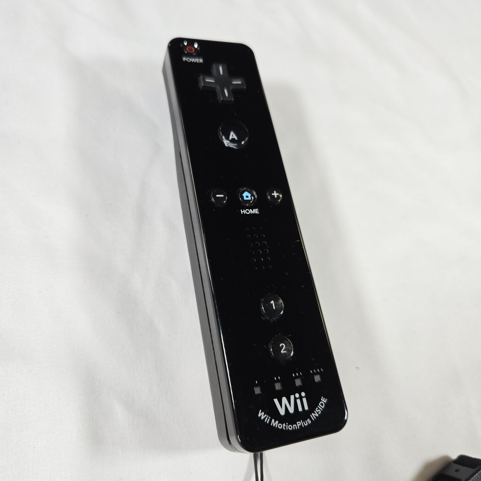 Nintendo Wii Black Console RVL-001 w/ 1 Game + Cords Sensor Bar Tested