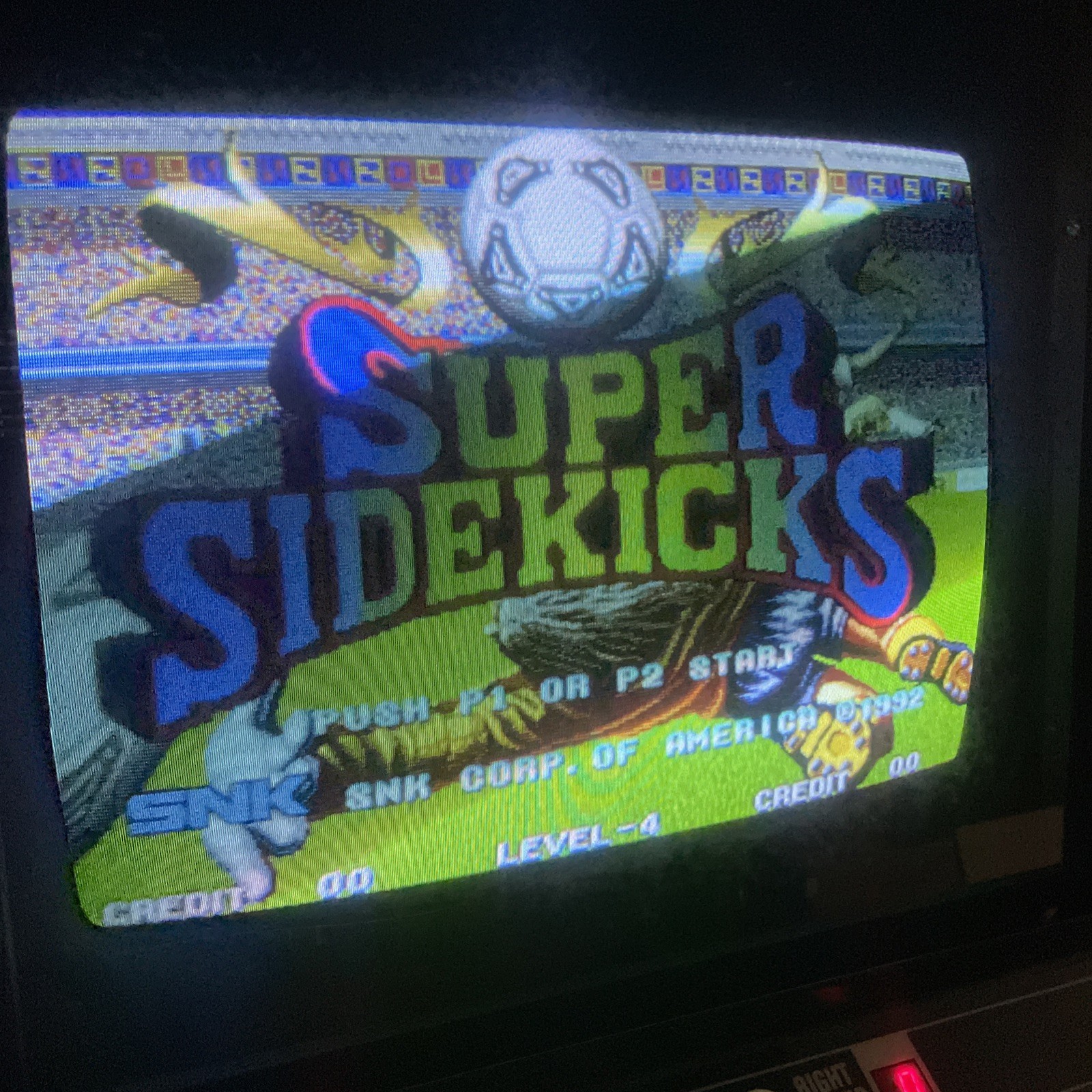 Super Sidekicks NEO GEO MVS Cartridge, Shockbox, Authentic Cart