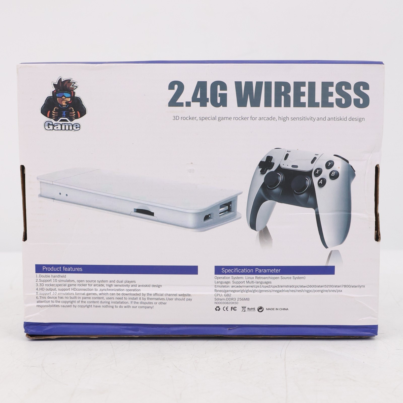 4K Game Stick Pro Wireless Retro Gaming Console System 2 Controllers