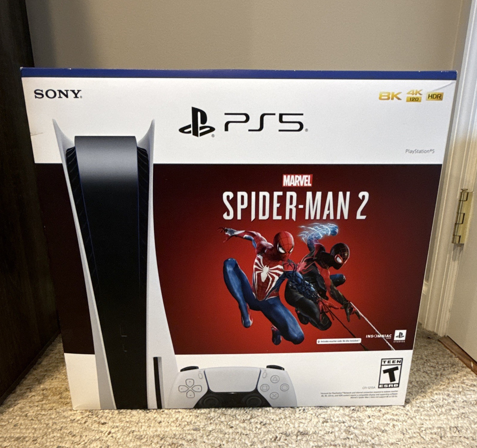 Sony PlayStation 5 Spider-Man 2 Bundle 825GB Disc Edition BRAND NEW NEVER OPENED