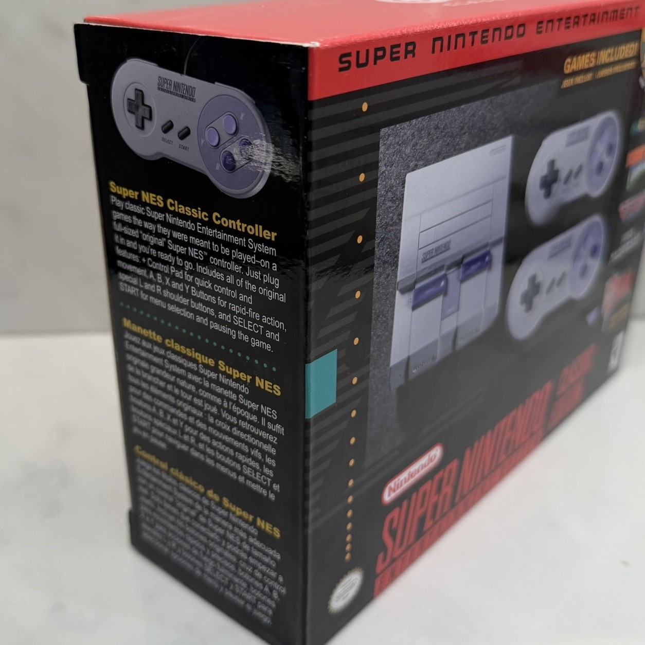 Nintendo Super NES Classic Edition SNES Mini Console Games 2 Controllers