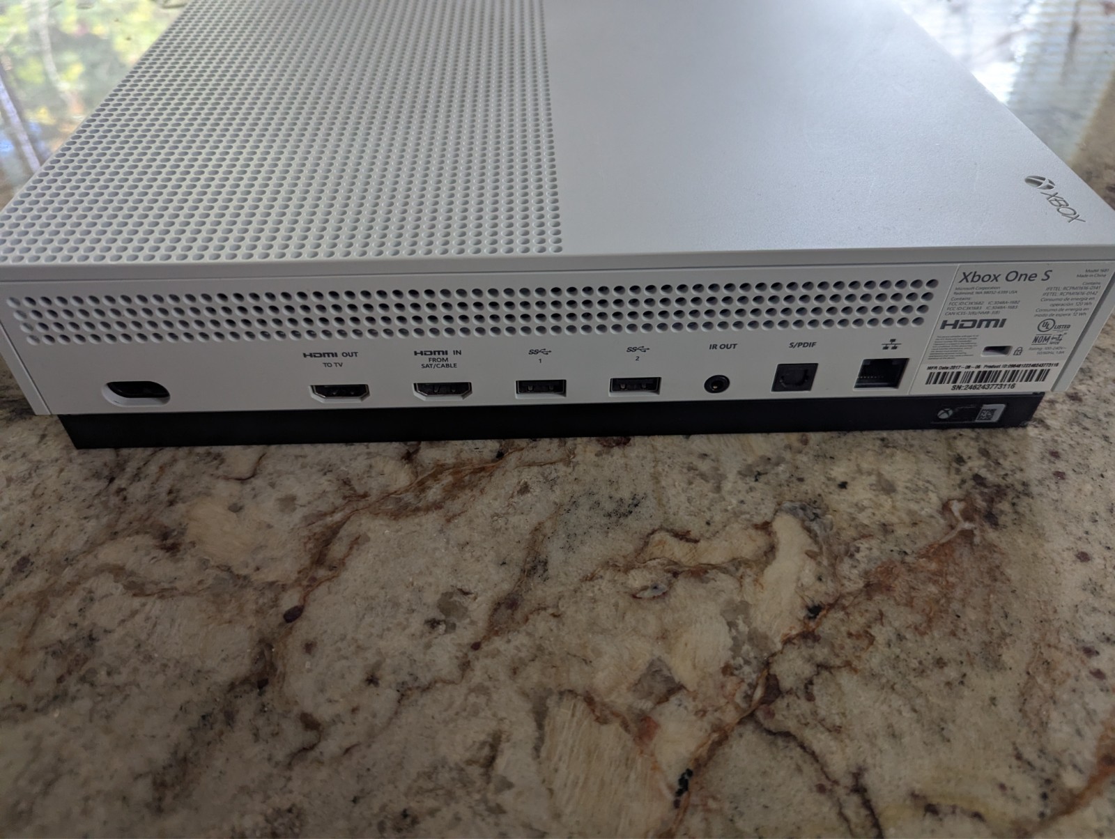 Microsoft Xbox One S 500GB – White Console Only No cords or Controller