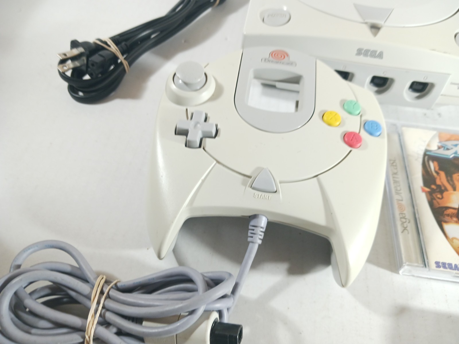 SEGA Dreamcast Console Bundle Soul Calibur VMU Tested OEM Controller Soulcalibur
