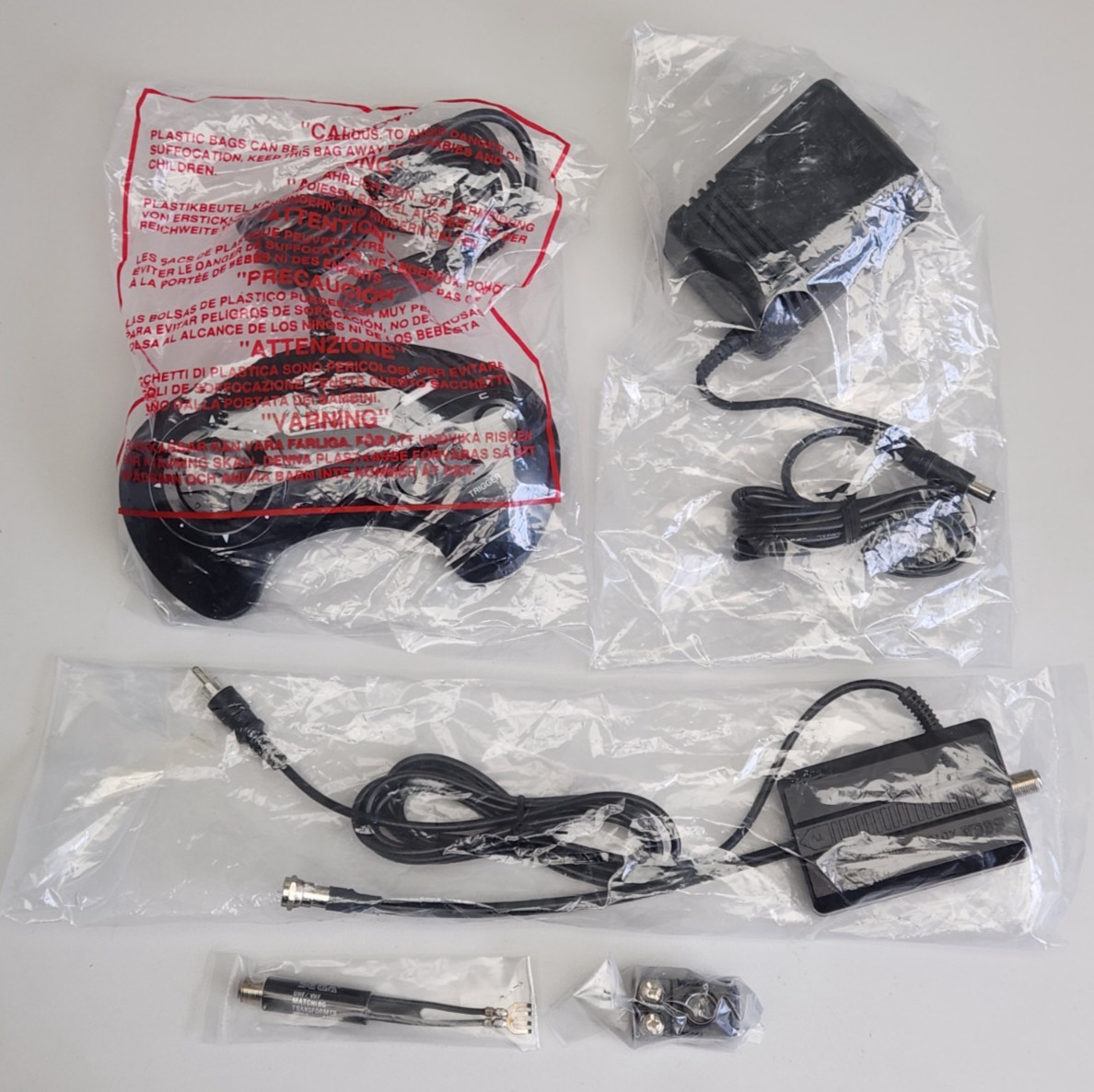 Vtg SEGA Genesis Model MK-1601 V2 Video Game Console MK-1610 Sonic, NEW Open Box