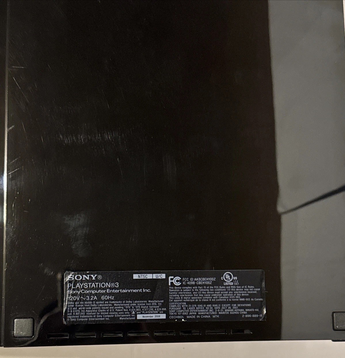 Sony PlayStation 3 CECHB01 20GB Complete w Box PS1 PS2 PS3 Tested 👀 Very Clean