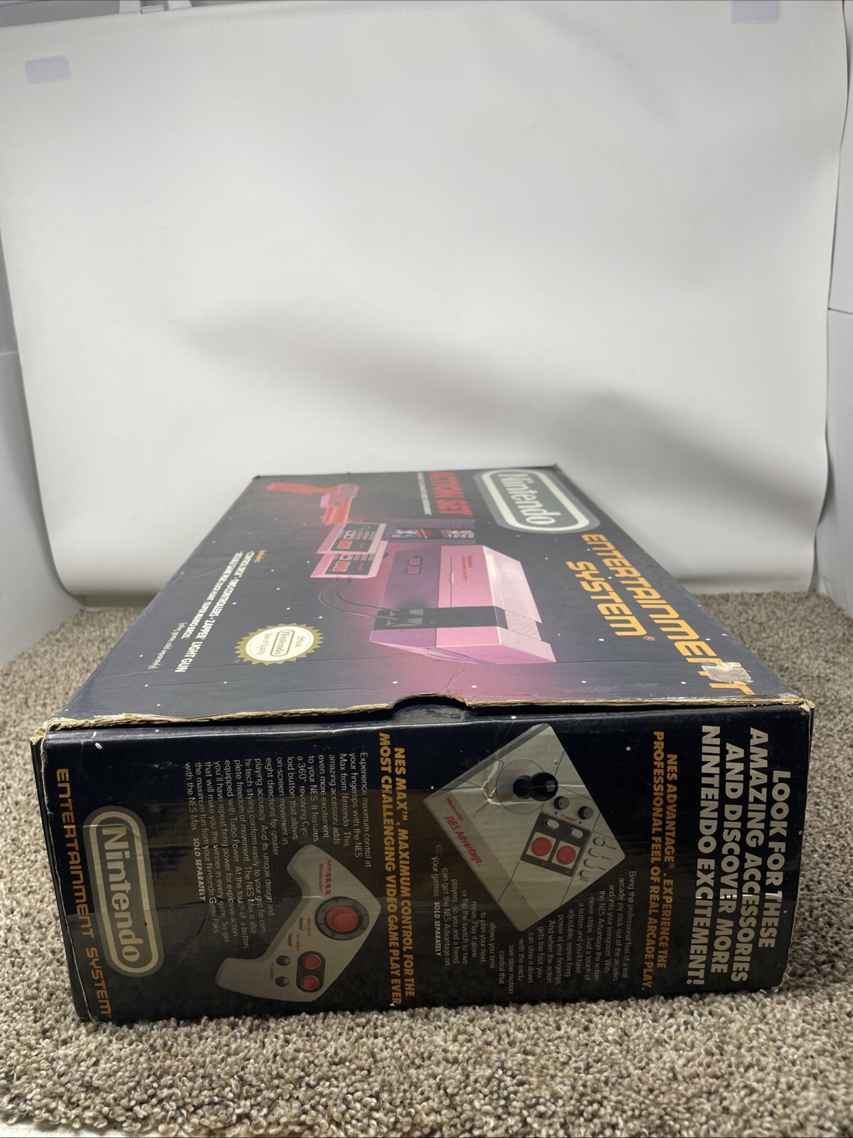 Nintendo Entertainment System Action Set NES Complete CIB Console Tested