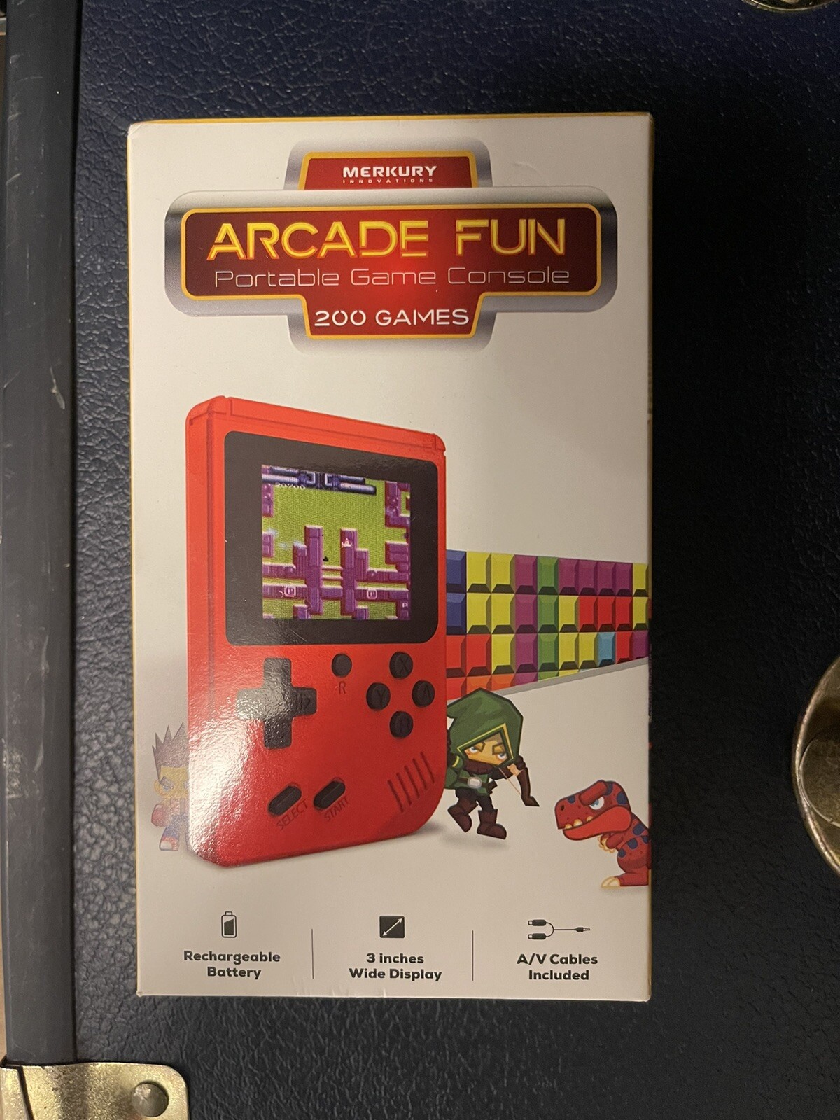 Merkury Innovations Arcade Fun Portable Gaming Console 200 Games