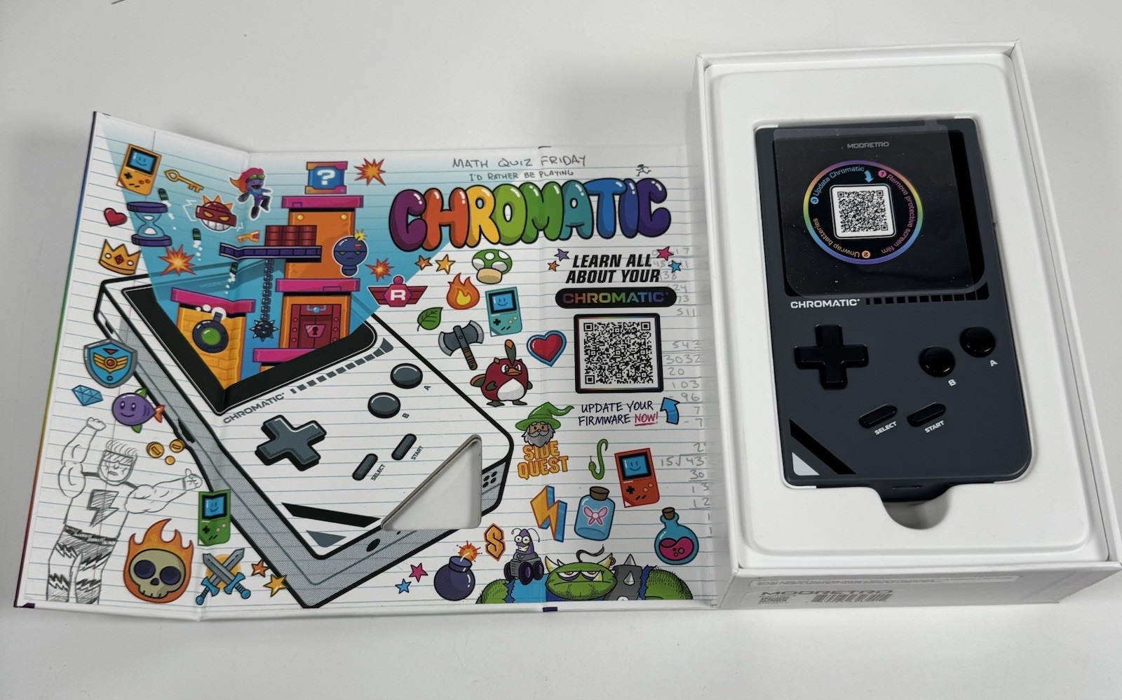 MOD RETRO CHROMATIC With TETRIS Game MIDNIGHT GREY GORILLA GLASS MODRETRO