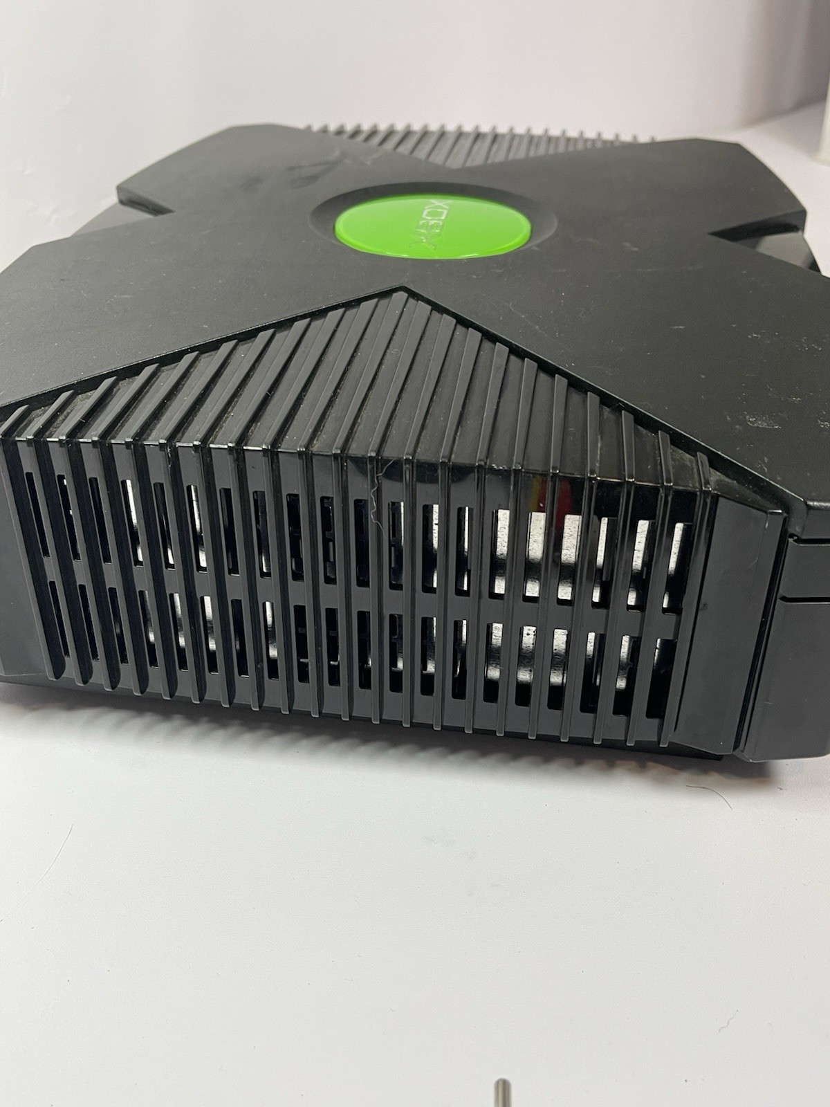 Original Microsoft Xbox OG Black Console W/ Controller Tested READ DESCRIPTION