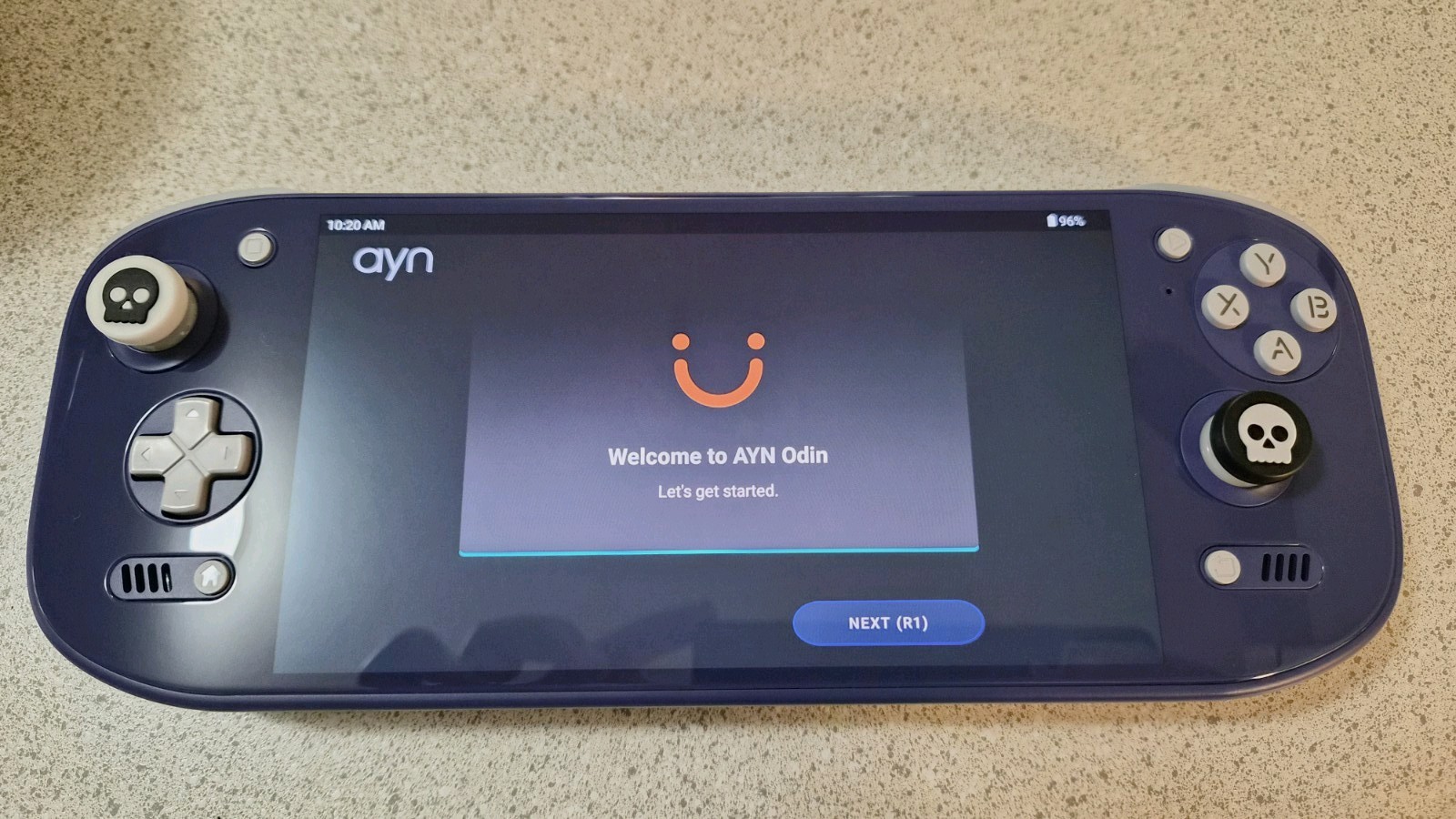 Ayn Odin 2 Portal Pro Indigo OLED Gaming Handheld (12GB RAM, 512GB SSD)