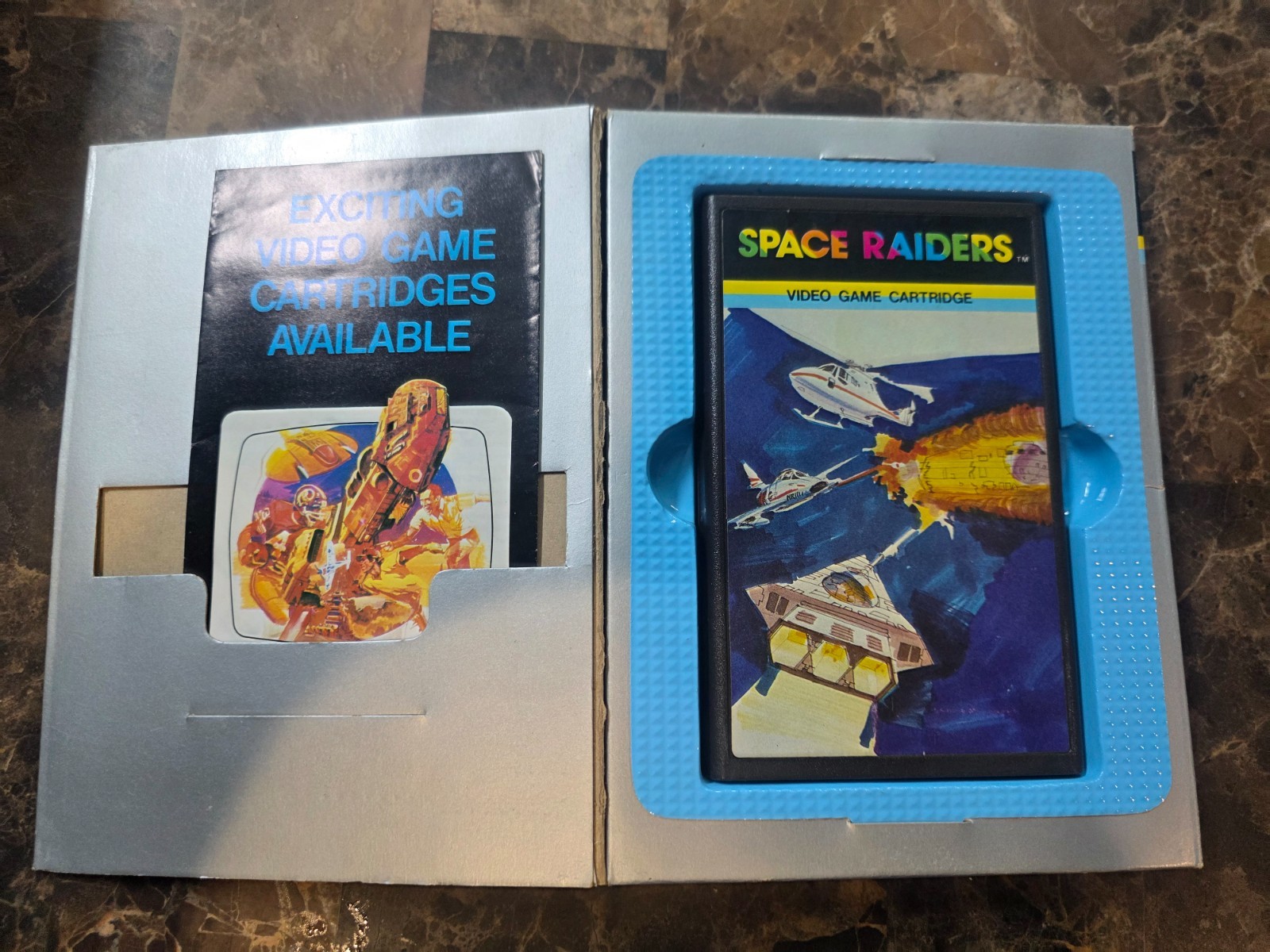 Emerson Arcadia 2001 Video Game Console + Space Raiders CIB + Original foam