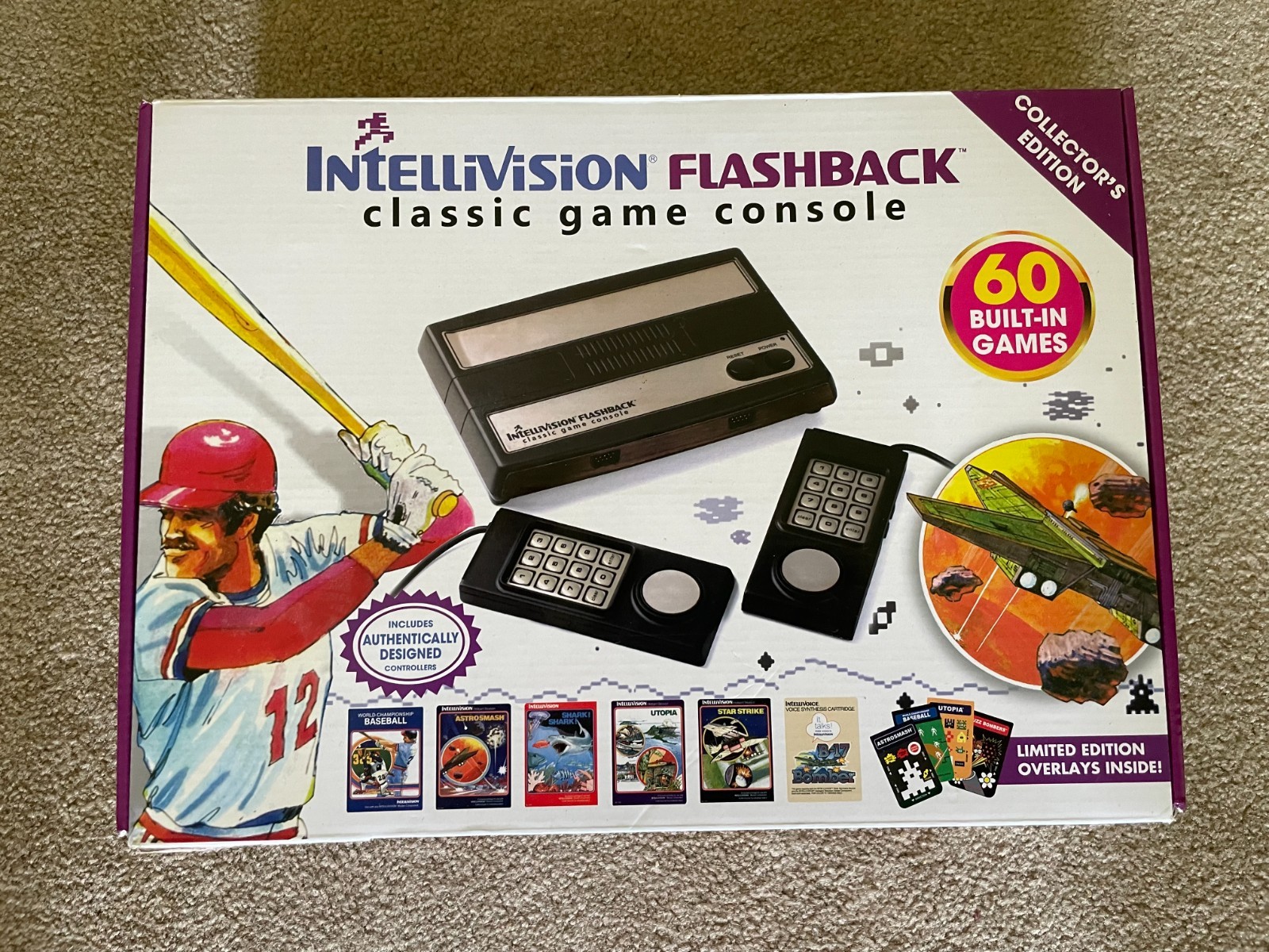 Intellivision Flashback Classic Game Console Box Manuals Inserts TESTED WORKS