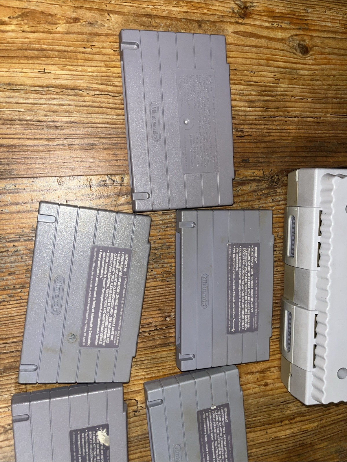 Super Nintendo SNES Console Video Game Bundle Lot of 10 Games – Tested Working