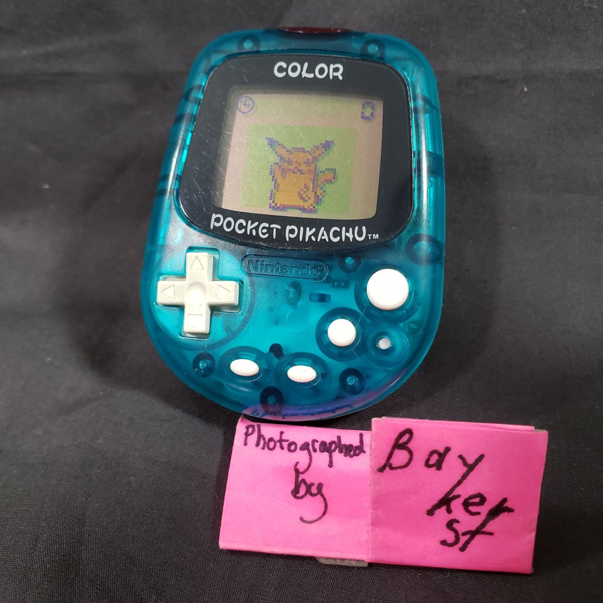 Pocket Pikachu 2 Color LCD Virtual Pet Pedometer Game Clear Blue MPG-002 Japan