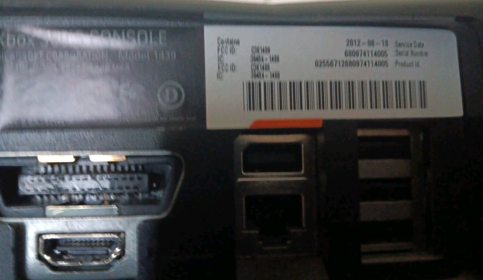Microsoft Xbox 360 E Console Only Black System Tested & Working NO HARDDRIVE