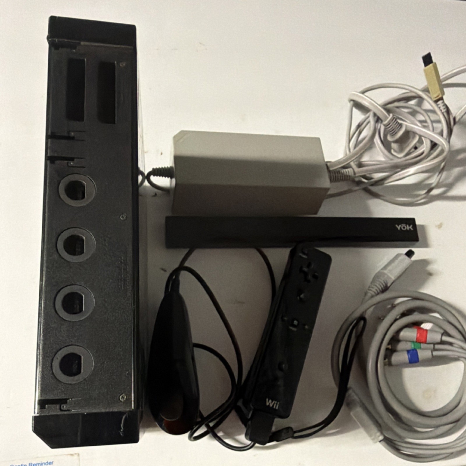 Nintendo Wii Black Console RVL-001(USA) NTSC-U/C 512MB 480p w/ Remote