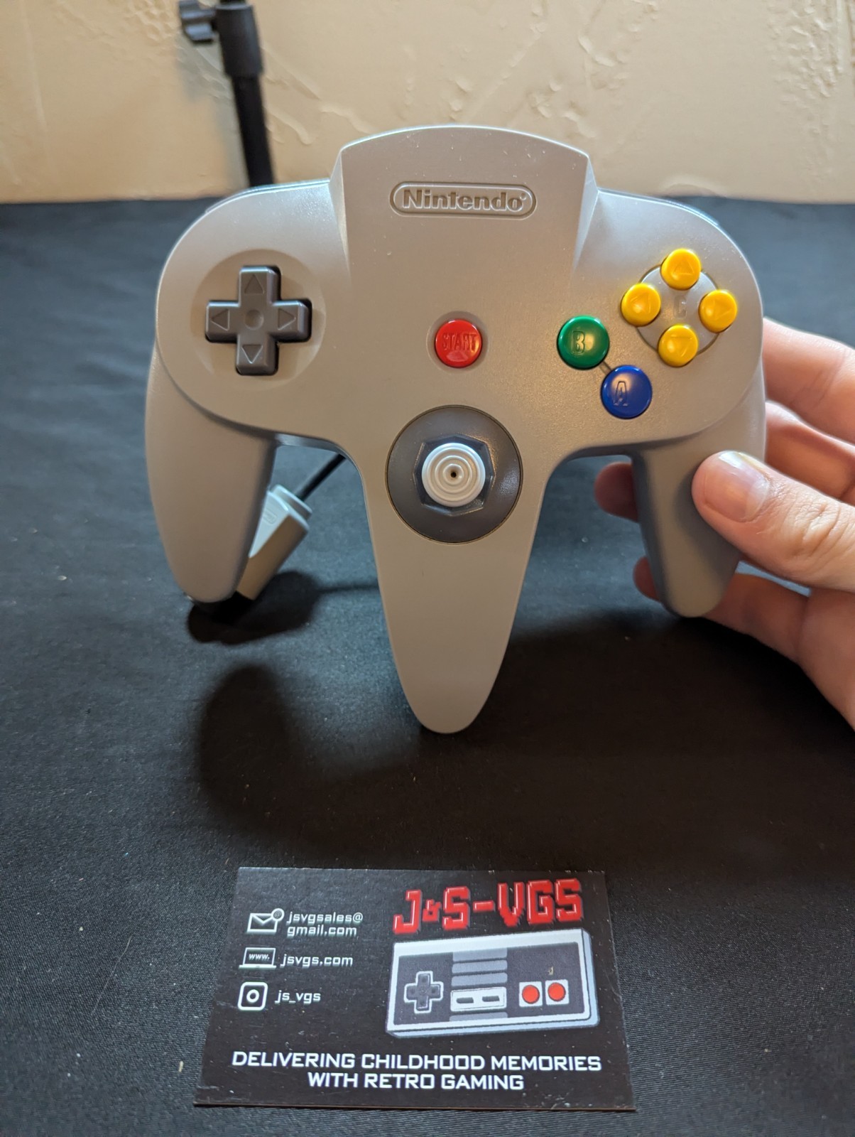 Nintendo 64 Console Bundle w/ 4 Games + 1 Controller & All Cables – Tested OEM