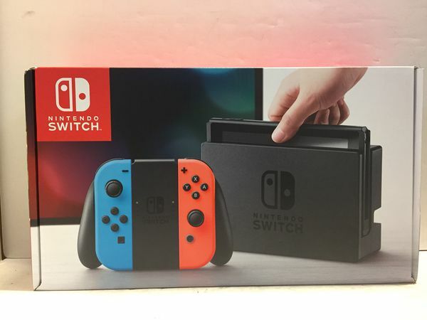 Nintendo HAD S KABAA USZ Switch with Neon Blue and Neon Red Joy Con