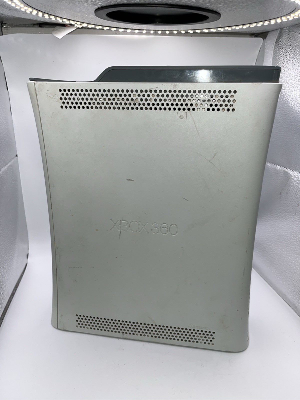Microsoft Xbox 360 Untested – For Parts Red Ring 3/4 Flashing Console Only