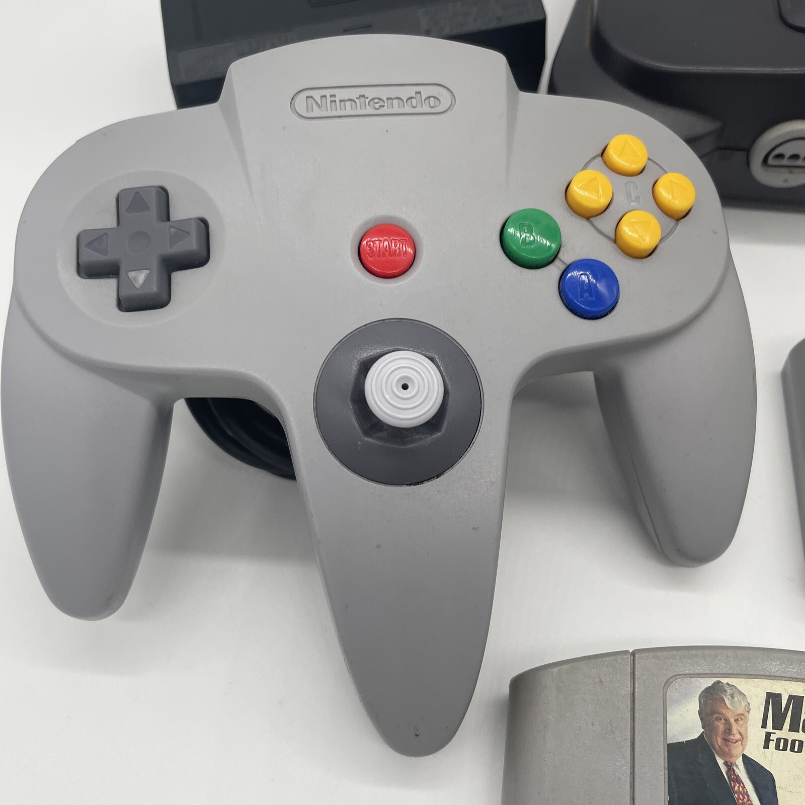 Nintendo N64 System Console (2) Official Controller (5) Games Bundle Lot NUS-001