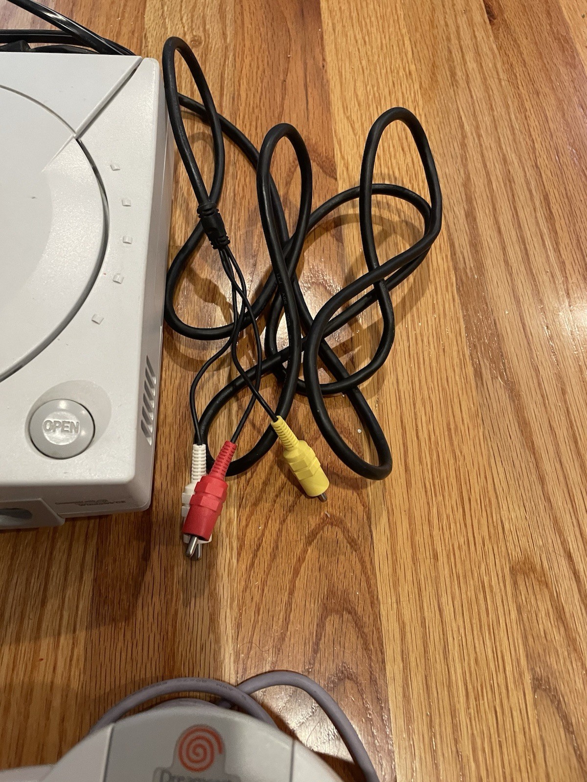 SEGA Dreamcast White Console NTSC-U/C Windows CE w/ 2 Controllers & Cables VMU