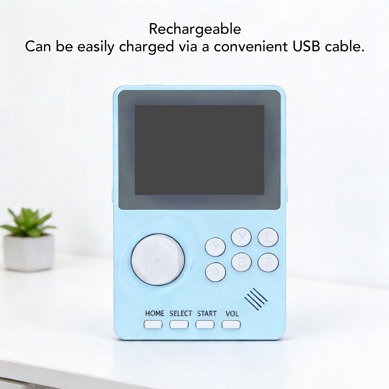Handheld Game Console 2.8 Inch LCD Screen Rechargeable 100 In 1 1G Storage EMJS