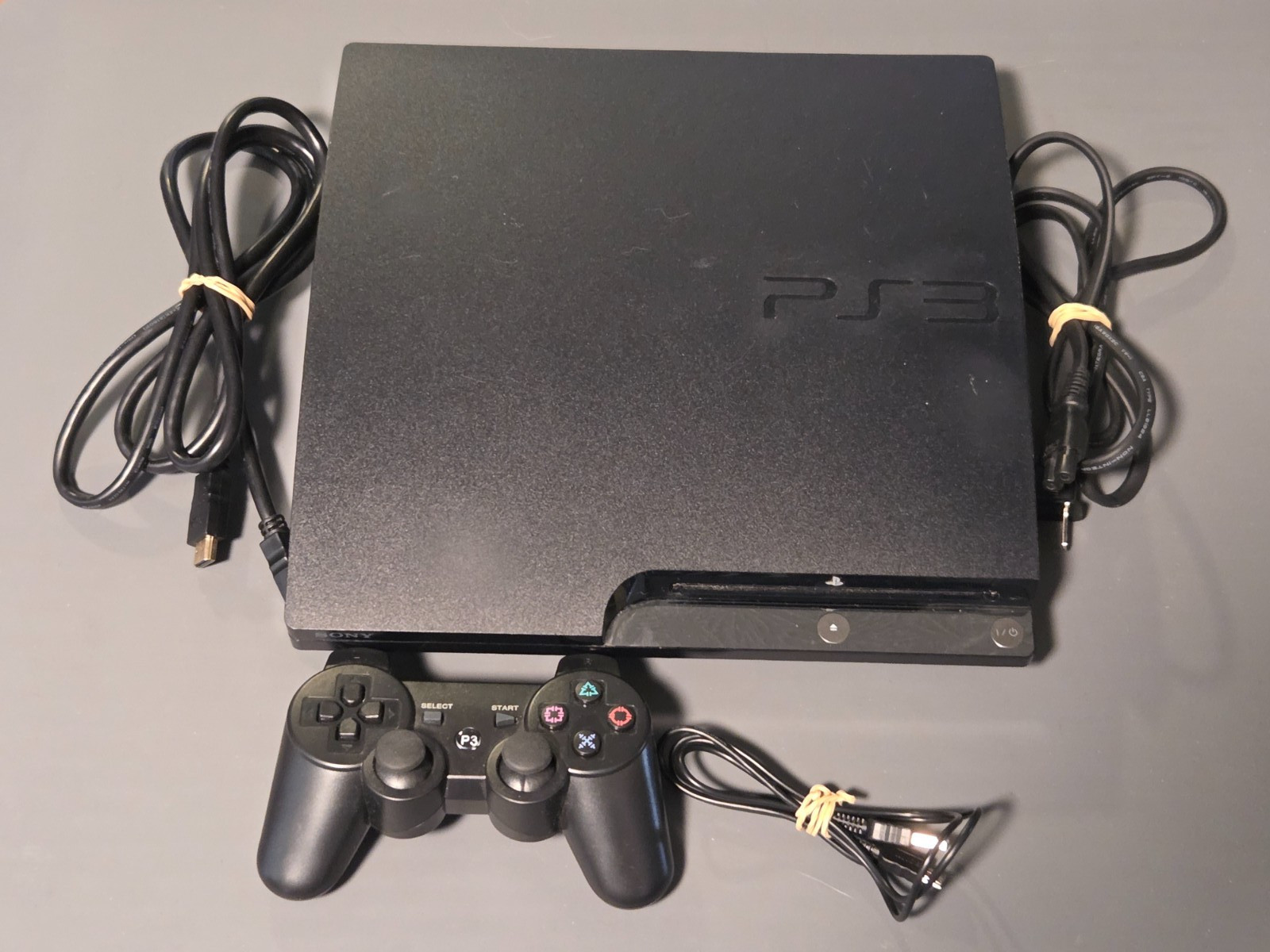 Retro Sony PlayStation 3 Slim 160GB Home Console – Black CECH-2501A – Tested