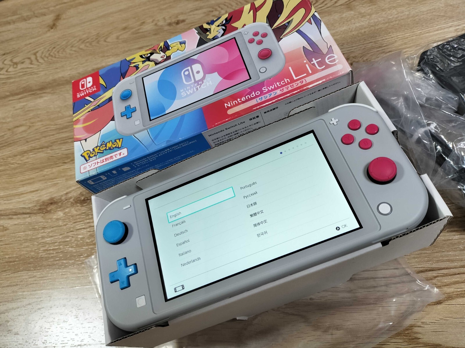 Nintendo Switch Lite Pokemon Sword Shield Zacian Zamazenta Ver. USED Japan