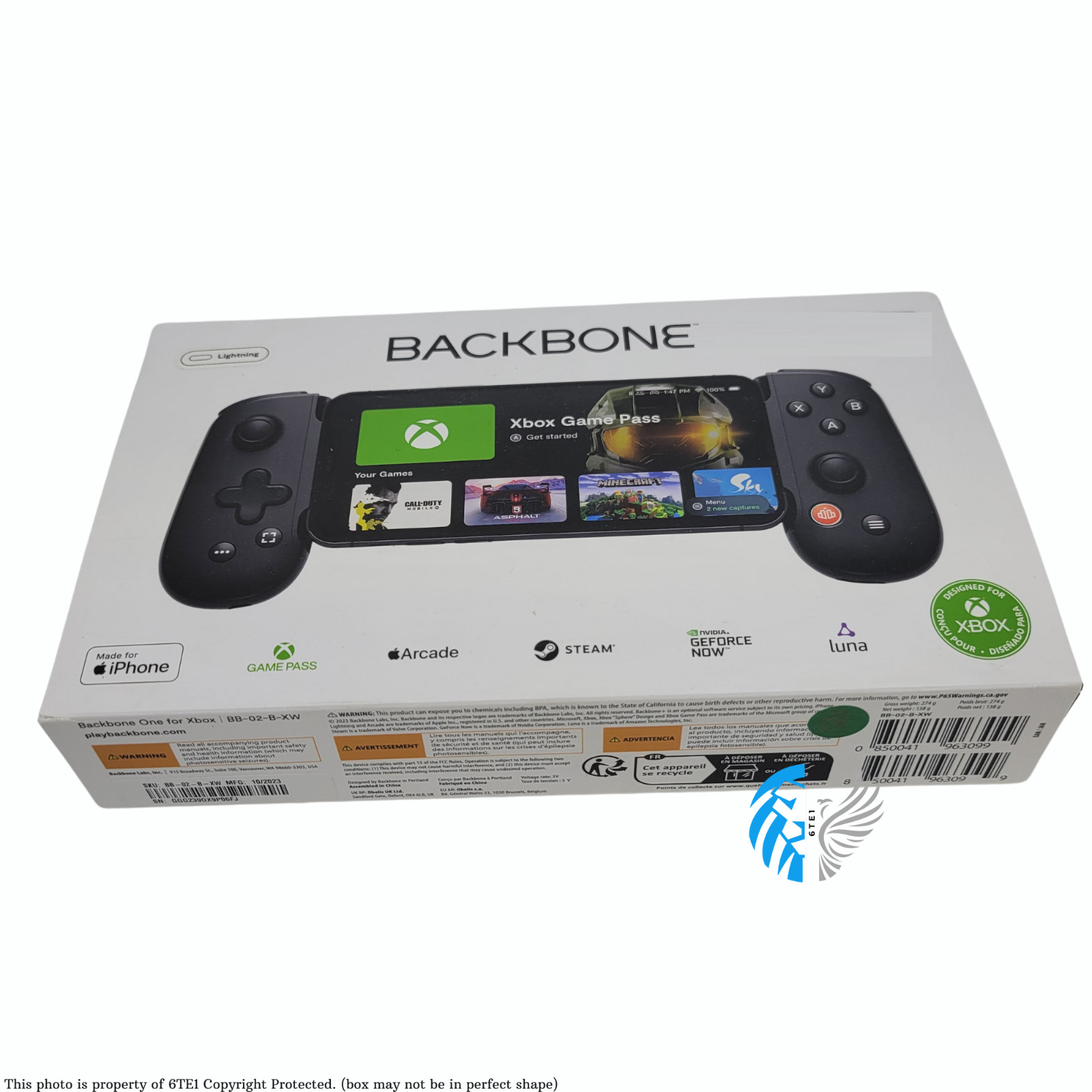 Backbone One Mobile Gaming Controller for iPhone – Black (BB-02)™