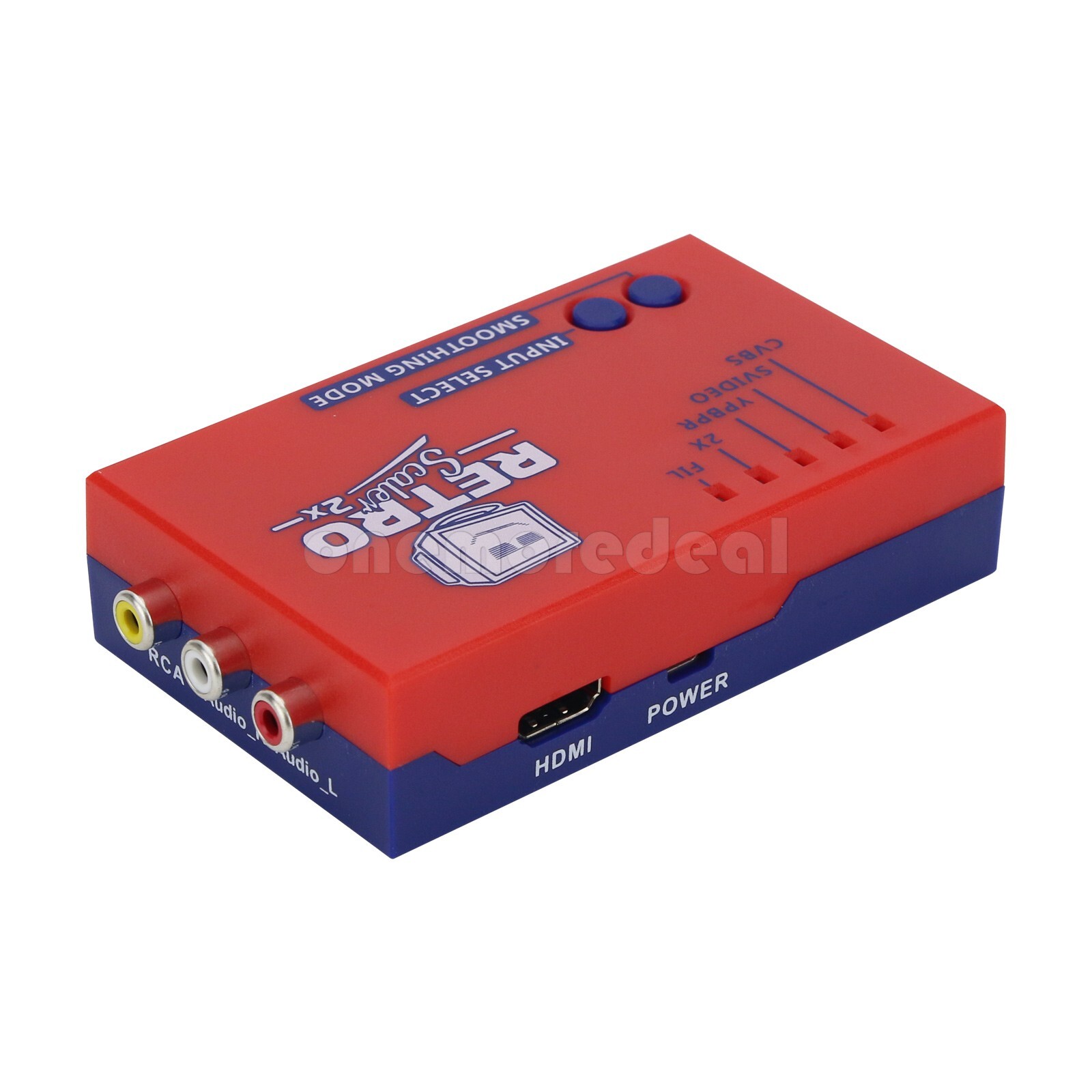 RetroScaler2x AV Converter & Line-Doubler AV to HDMI for PS2/N64/NES/Dreamcast