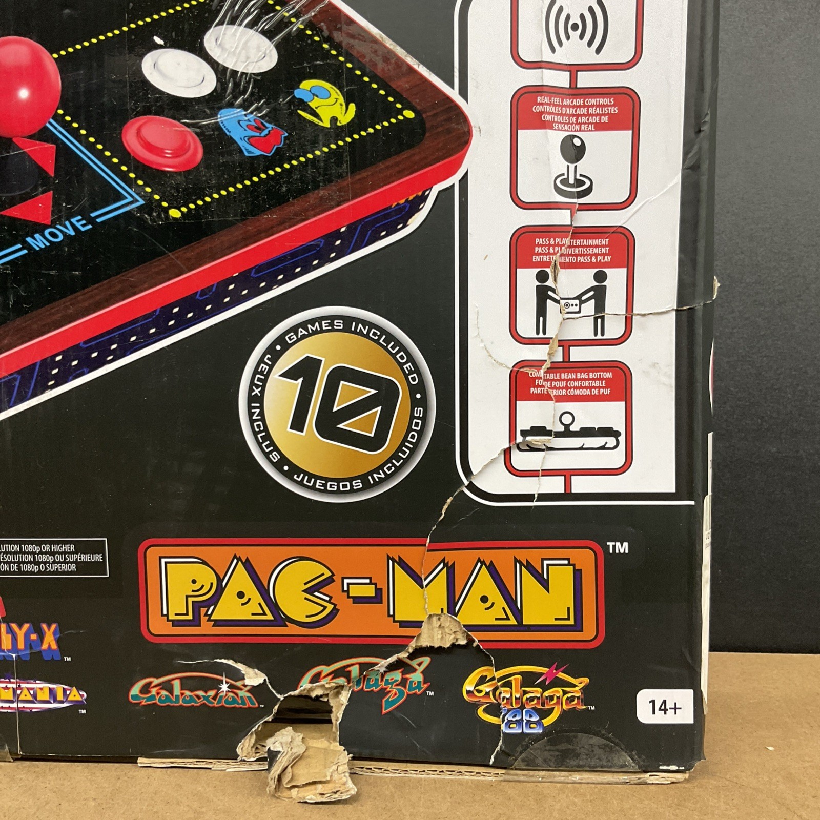 Arcade1up PAC-Man Couch Cade Home Console Wireless Gaming