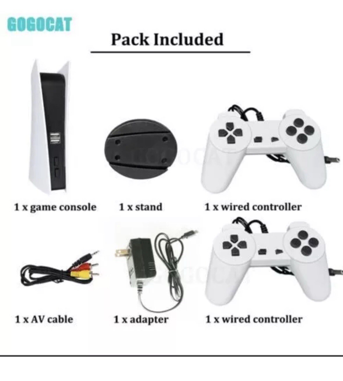 🎮 GS5 Game Console – 300 Retro Games (USB Wired Game Player)