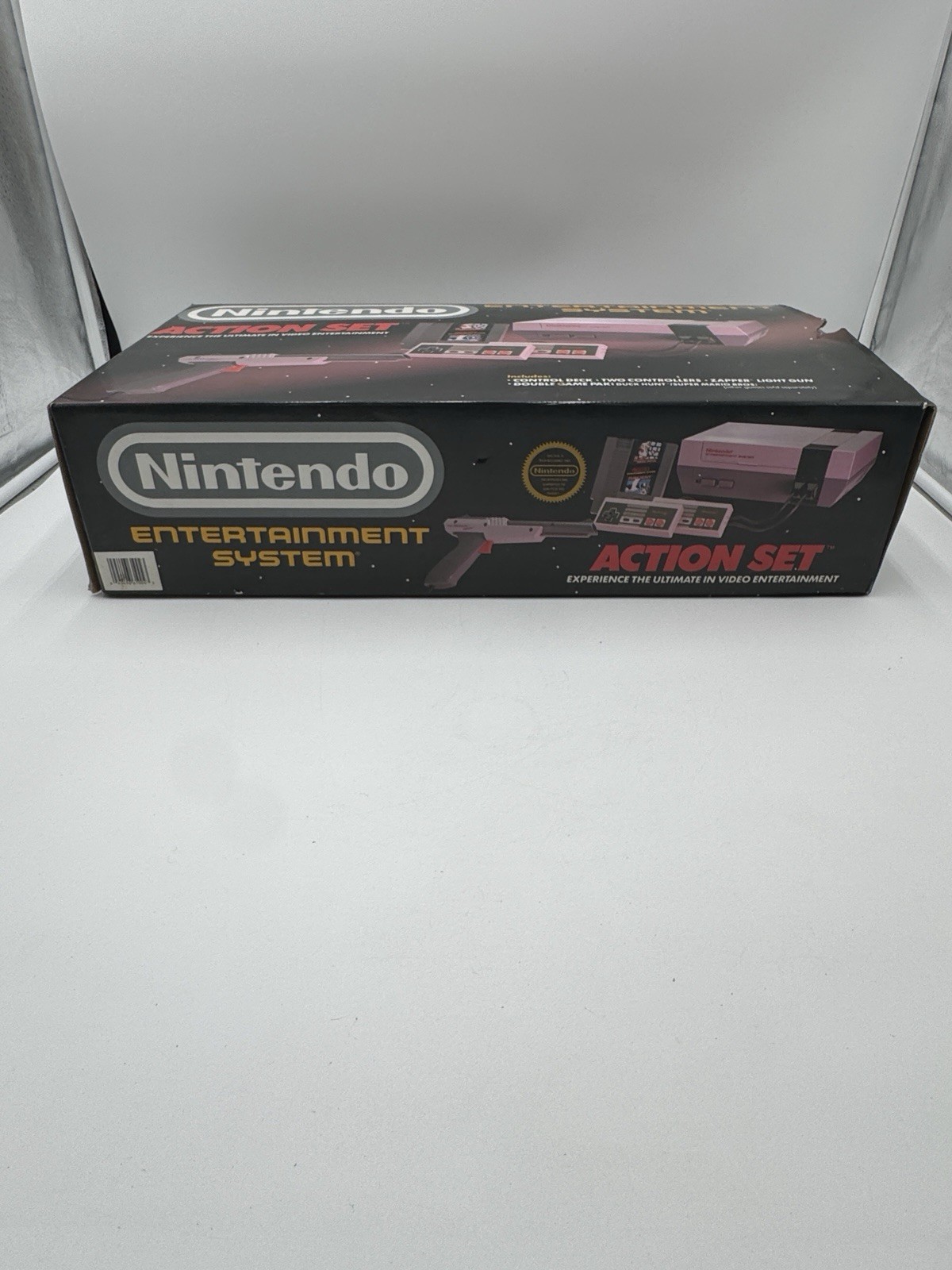 Nintendo NES Console Action Set Complete CIB Mario Duck Hunt AMAZING CONDITION